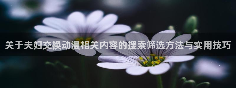 韩国漫画大全：关于夫妇交换动漫相关内容的搜索筛选方法与实用技巧配图