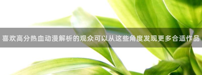 韩漫漫画高清阅读:喜欢高分热血动漫解析的观众可以从这些角度发现更多合适作品配图